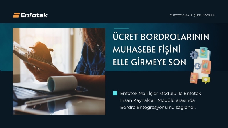 ÜCRET BORDROLARININ MUHASEBE FİŞİNİ ELLE GİRMEYE SON