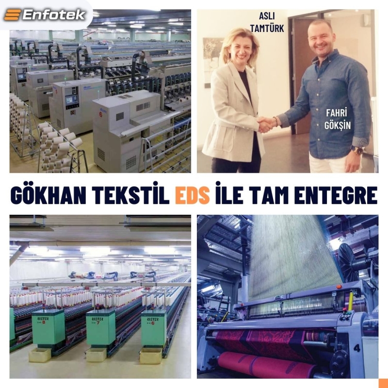GÖKHAN TEKSTİL  EDS İLE TAM ENTEGRE