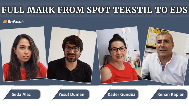 FULL MARK FROM SPOT TEKSTIL TO EDS