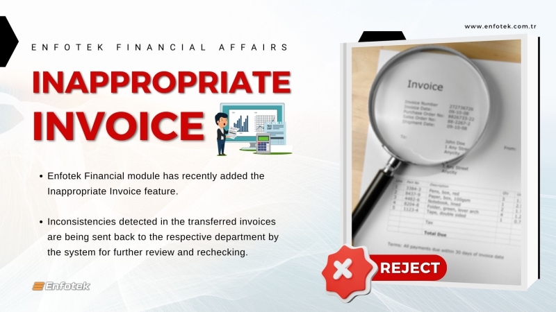 FINANCIAL AFFAIRS: INAPPROPRIATE INVOICE