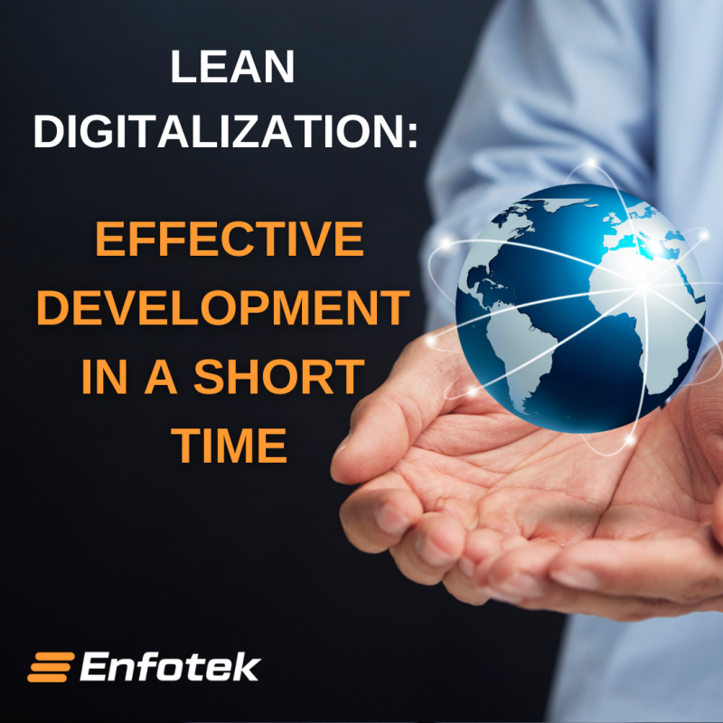 LEAN DIGITALIZATION: EFFECTIVE DEVELOPMENT IN A SHORT TIME